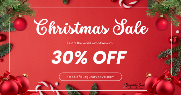 🎄Burgundy Cave Christmas Sale: Rest of the World with a maximum of 30% Off!