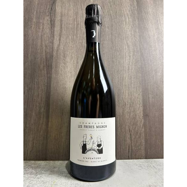 Domaine Les Freres Mignon "L'Aventure" Extra Brut 1er Cru Blanc de Blancs (2021 base, Disgorged 12 Mar 2025) NV  (1*75cl)
